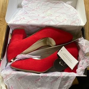 Block Heels 8.5 RED